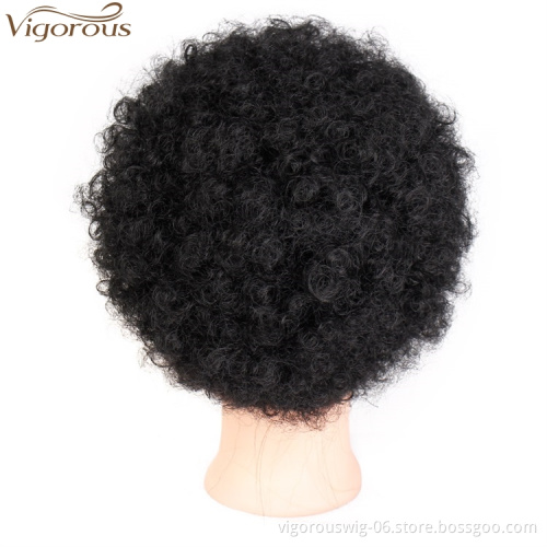 Vigorous Synthetic Afro Kinky Curly Hair Bun Short Drawstring Ponytail Bun Hairpiece For Black Women Ponytail Hair Piece